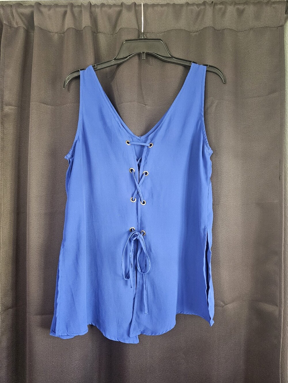 Live 4 Truth Y2K Royal Blue V-Neck Sleeveless Camisole
